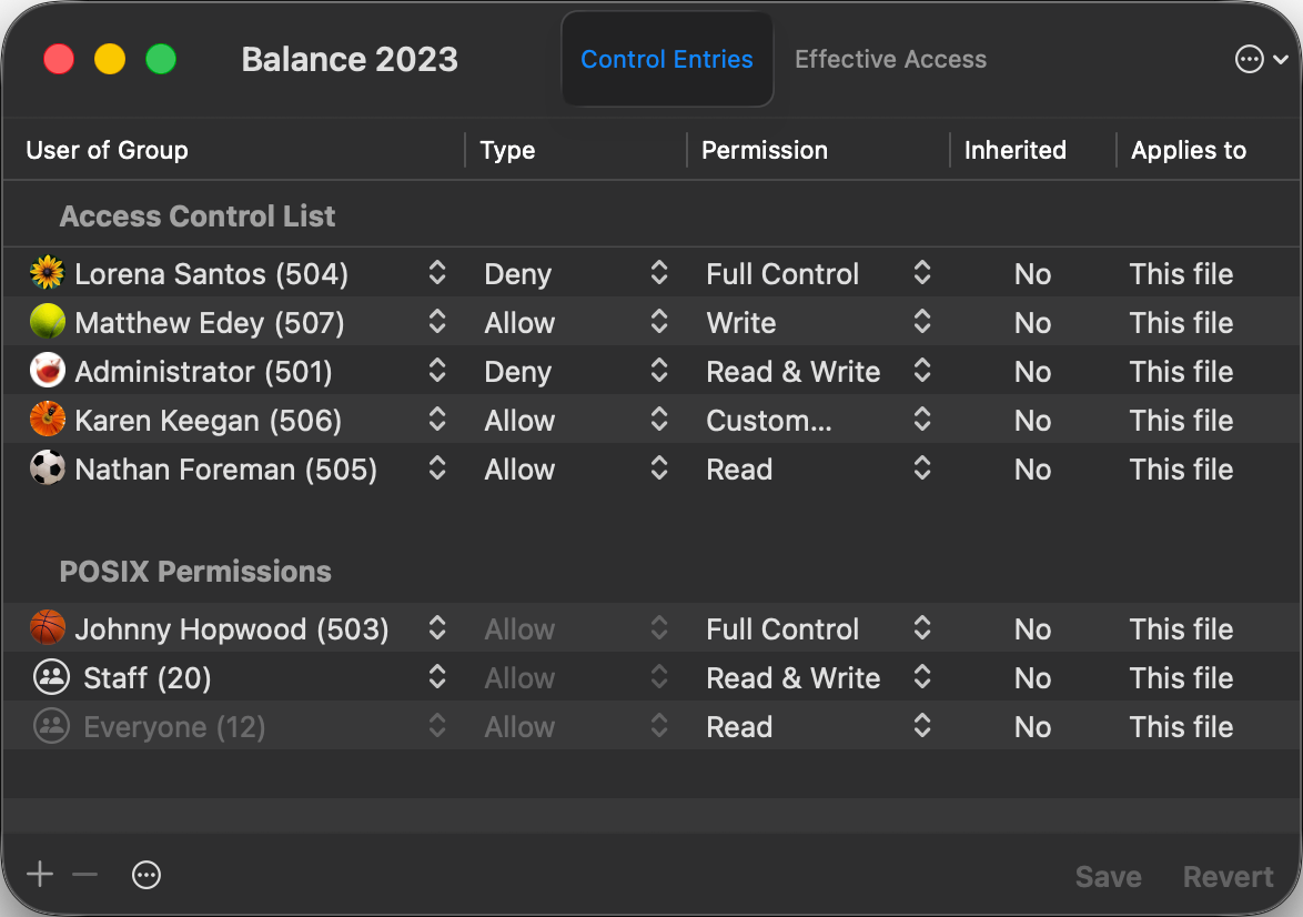 FileUtils Blog - Access Control List – Beyond POSIX Permissions